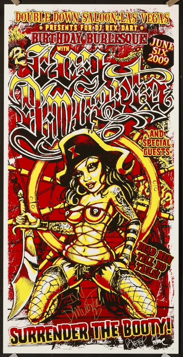 Von Franco Freaky Tiki's Tower Records Poster Pop Sticker Pack